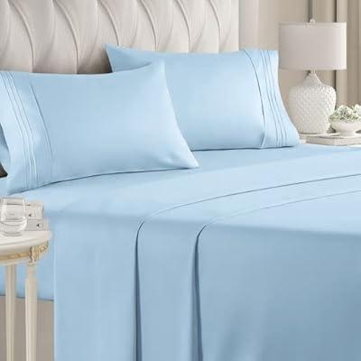 Luxury Queen Size Cotton Sheet Set