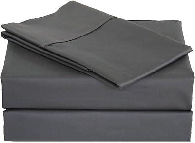 Dark Grey Egyptian Cotton King Fitted Sheet