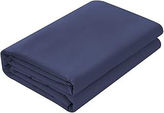 Luxury 600 Thread Count Egyptian Cotton King Flat Sheet - Navy Blue