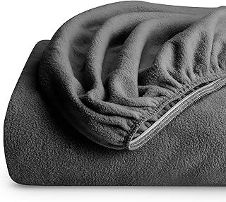 Bare Home Plush Fleece Fitted Sheet - Queen