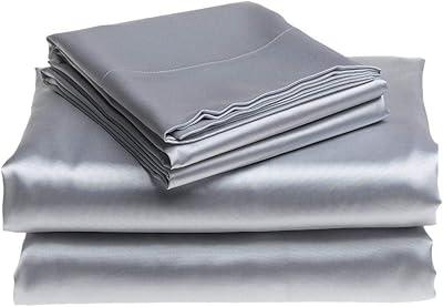 Luxury Silk Satin Sheet Set - King Size