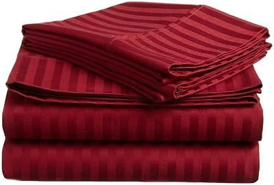 Charter Club Supima Cotton Damask Stripe Queen Sheet Set