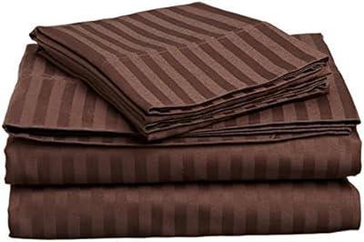 Supima Cotton Damask Stripe Sheet Set