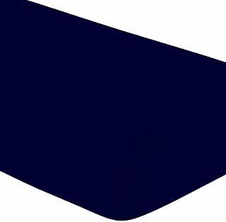 Blue 100% Cotton Cot Fitted Sheet