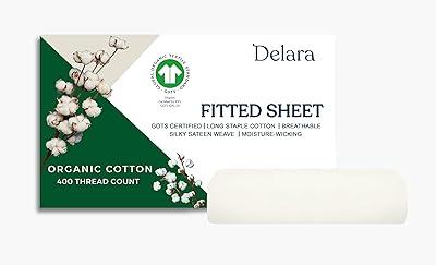 Delara GOTS Certified Organic Cotton Fitted Sheet