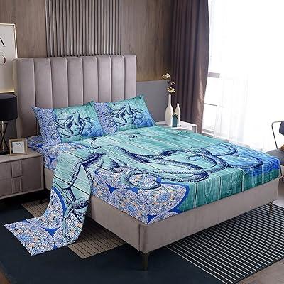 Erosebridal Boho Octopus Sheet Set