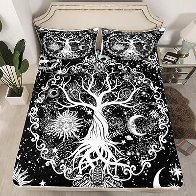 Cosmic Tree of Life Bed Sheet Set