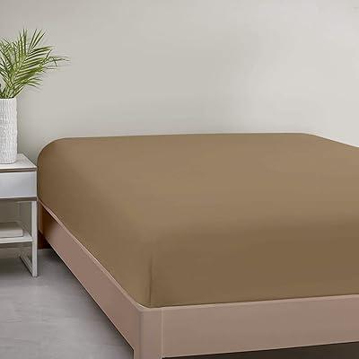 Brushed Hotel Quality 1800 Series California King Fitted Sheet - Taupe