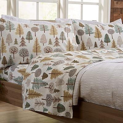 Great Bay Home Lodge Printed Ultra-Soft Microfiber Sheets