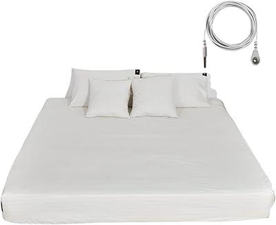 HUNAIGEE Breathable Grounding Fitted Bed Sheet