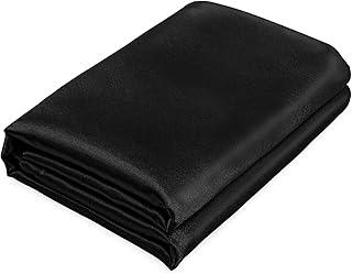 Homiest Luxury Black Satin Flat Sheet - King Size