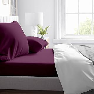 Luxurious 600 Thread Count King Sheet Set in Plum