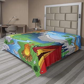 Nature-Inspired Camping Flat Sheet