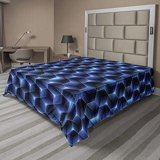 Contemporary Navy Blue Flat Sheet