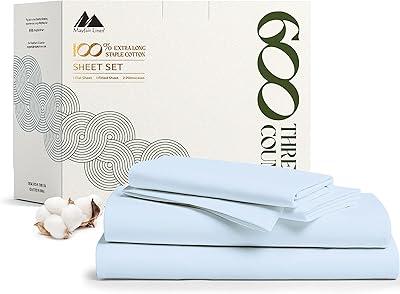 Mayfair Linen Egyptian Cotton Queen Sheet Set