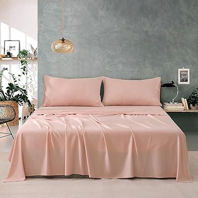 NATUREFIELD Luxury Bamboo Bed Sheet Set - Full Size