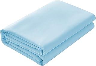 Premium 800 Thread Count Egyptian Cotton Twin XL Flat Sheet - Light Blue