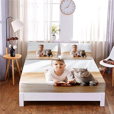 Personalized Photo Bed Sheet