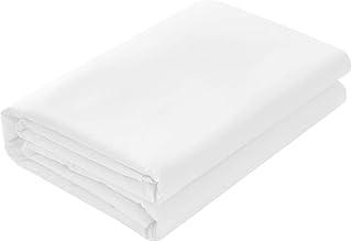 Rolux Linen 600 Thread Count Egyptian Cotton California King Flat Sheet - White