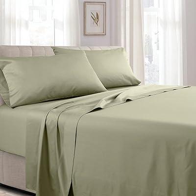 Royal Tradition Low Profile Cotton Sateen Twin Sheet Set