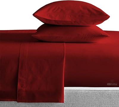 Burgundy Egyptian Cotton RV Sheet Set