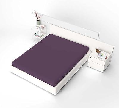 SheetWorld Hypoallergenic Full Size Fitted Sheet - Plum