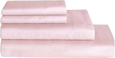 Silvon Silver Infused Twin Bed Sheets Set - Blush