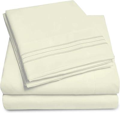 Sleepsia 1800 Thread Count Luxury Full Size Sheet Set