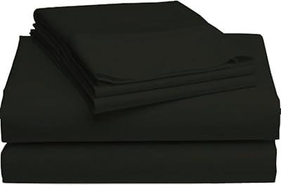 Black Microfiber Twin XL Sheet Set - 3-Piece