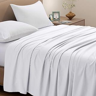 VACVELT White Twin Flat Sheets - 2 Pack