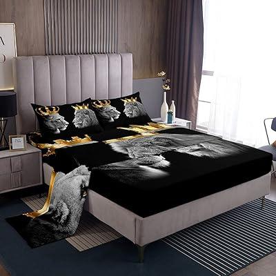 Wild Lion Luxury Fitted Bed Sheet Set