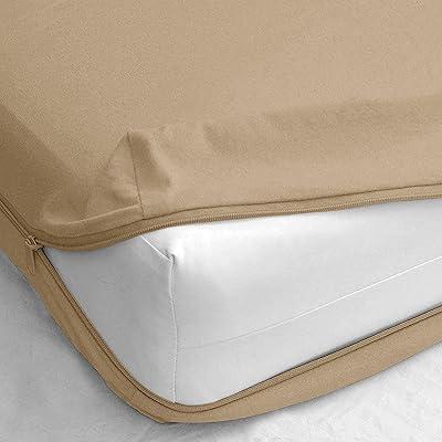 600 Thread Count Twin Zipper Fitted Sheet