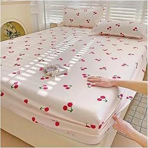 AmazonBasics Microfiber Fitted Bed Sheet with Valance