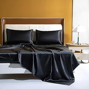 Bedsure Satin Sheet Set