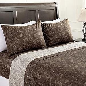 Chanasya Velvet Bed Sheet Set