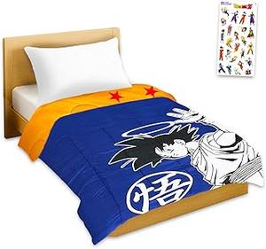 Dragon Ball Z Goku Ultra Instinct Twin Bed Sheet Set