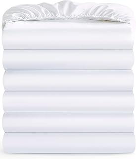 Grace & Maple Ruffled White Bed Sheets