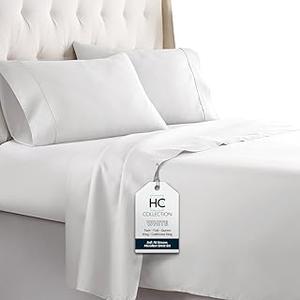 HC Collection Queen Bed Sheet Set with Deep Pockets