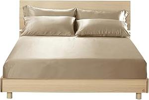 LilySilk 100% Pure Mulberry Silk Bed Sheet Set