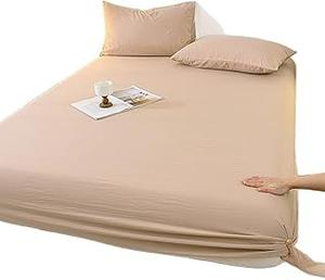 Luvable Friends Organic Cotton Jersey Knit Fitted Crib Sheet