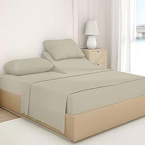 Luxury Hotel Split King Sheets - 1200 Thread Count Egyptian Cotton