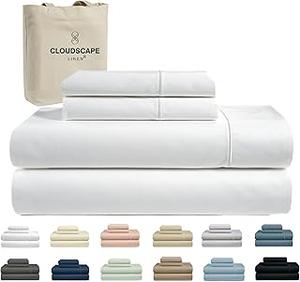 Matouk 100% Egyptian Cotton Sateen Sheet Set