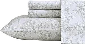 Stone & Beam Percale Cotton Bed Sheet Set with Skirt