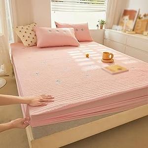 SureFit Heavyweight Quilted Mattress Pad & Sheet Combo